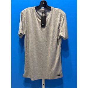 Oakley Mens Gray Team Issue Hydrolix Tee Medium New With Tags